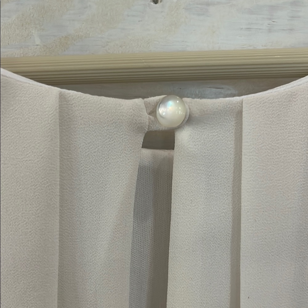 Caramela Cream Halter Sundress Wedding Guest - Picture 9 of 14
